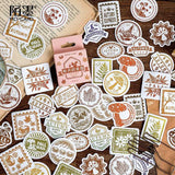 45 pcs/pack Cute Forest Animals Stickers Adhesive Stickers DIY Decoration Craft Scrapbooking Stickers Gift Stationery