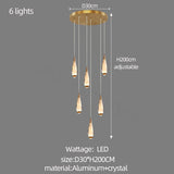 Cones Staircase Chandelier: Exquisite Lighting Solution