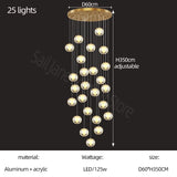 Lustre d’escalier boule de cristal : embellissez votre espace