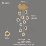 Rings LED-Licht-Treppenleuchter – Stilen Sie Ihre Treppe